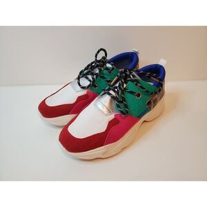 Steve Madden Women's 8M Sneakers Manipulate MAN105S1 Leather Fashion Shoes